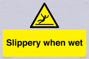 slippery when wet